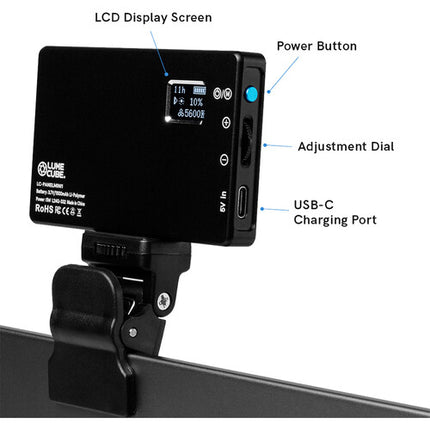 Lume Cube Kit de Iluminación para Videoconferencias Panel Mini Ajustable 3200-5600K