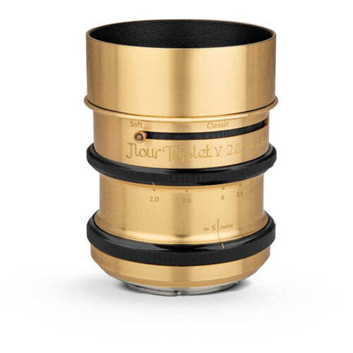 Lomography Nour Triplet V 2.0/64 Lente Artística para Nikon Z Montura de Latón 64mm f/2.0-f/16