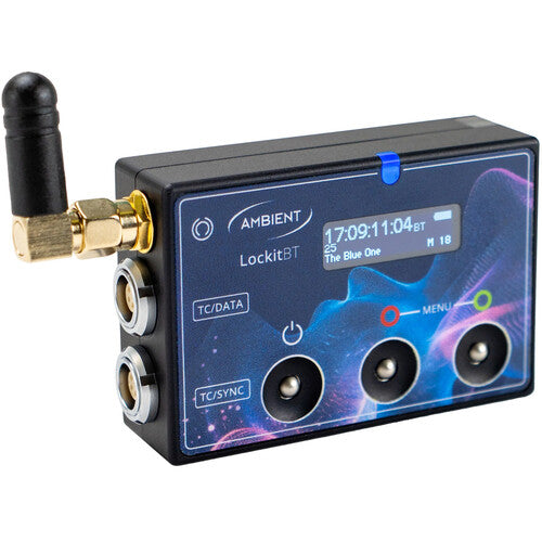 Ambient Recording ACN-LB LockitBT Sincronizador de Código de Tiempo Inalámbrico con Bluetooth OLED 1080p 192kHz