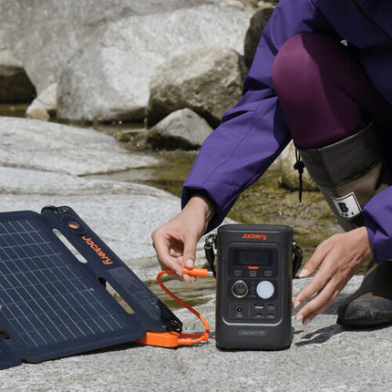 Jackery Explorer 300D Estación de Energía Portátil 288Wh 140W con Panel Solar 40W