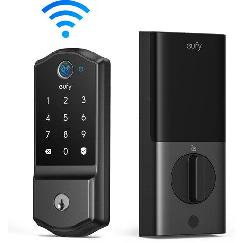 eufy Security C220 Cerradura Inteligente Negra Entrada Sin Llaves 8 Meses Batería IP53