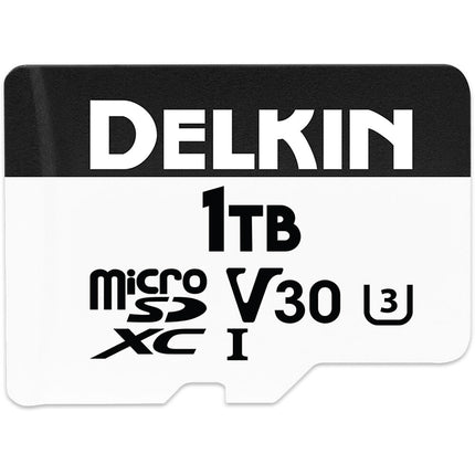 Delkin Devices 1TB microSDXC para drones UHS-I 195MB/s con adaptador SD