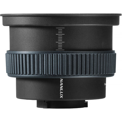 Nanlux FL-12 Lente Fresnel para Monolights Ángulo 15°-30° con Barndoor y Bolsa