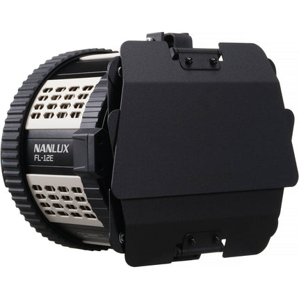 Nanlux FL-12E Lente Fresnel Motorized para Monolights ángulo 15-35° con Barndoor y Funda
