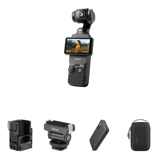 DJI Osmo Pocket 3 Kit de Montaje con Adaptador y Cold Shoe 4K120