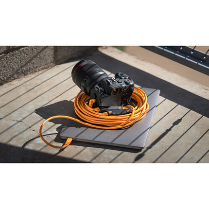 Tether Tools TetherPro Optima Cable Extensión USB-C 16' Alta Visibilidad 10 Gb/s