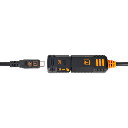 Tether Tools TetherPro Optima 10G Cable Extensión USB-C 16ft 10Gbps Negro