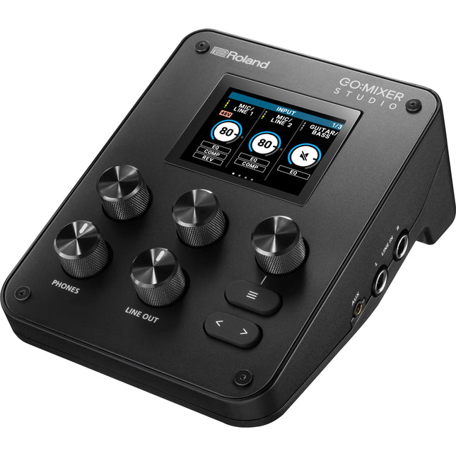 Roland GO:MIXER STUDIO Interfaz de Audio Móvil 24-Bit 192 kHz USB-C