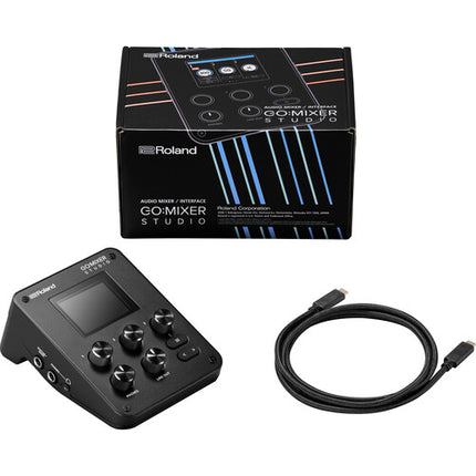 Roland GO:MIXER STUDIO Interfaz de Audio Móvil 24-Bit 192 kHz USB-C