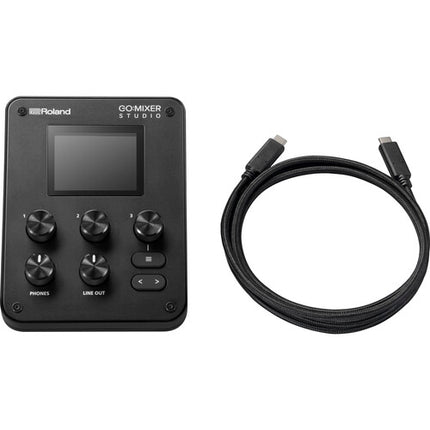 Roland GO:MIXER STUDIO Interfaz de Audio Móvil 24-Bit 192 kHz USB-C