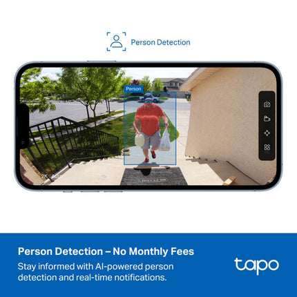 TP-Link Tapo C400 Cámara de Seguridad Solar 1080p 32.8ft Visión Nocturna