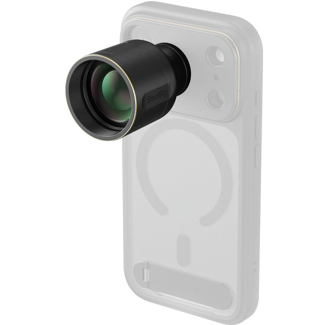 SmallRig Kit de lente telefoto para teléfonos T-Mount 4K óptica 2x