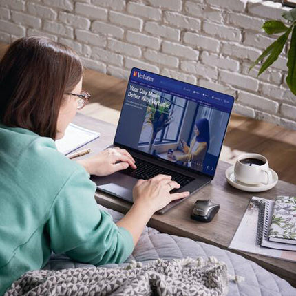 Verbatim Silent USB-C Ratón Inalámbrico Multi-Trac 1600 dpi 2.4 GHz