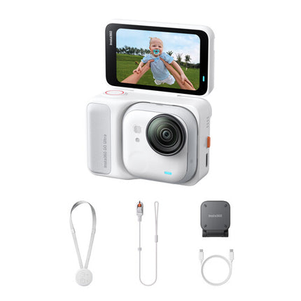 Insta360 GO Ultra Cámara Acción Miniatura 50MP 4K60 200 Min Batería Arctic White