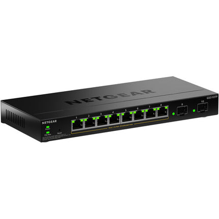 Netgear S350 GS310TPv2 Switch de Red Gestionado 8 Puertos PoE+ 55W