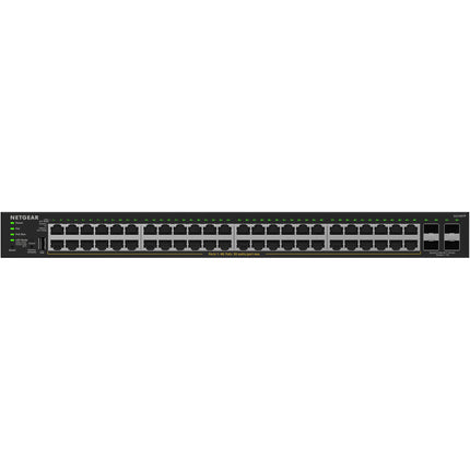 Netgear S350 GS348TPv2 Switch de Red Gestionado 48 Puertos Gigabit PoE+ 380W Rackmount