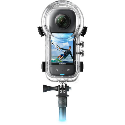 Insta360 X3 Cámara 360° Kit de Buceo Estuche Sumergible 50m 3.7' Palo Selfie