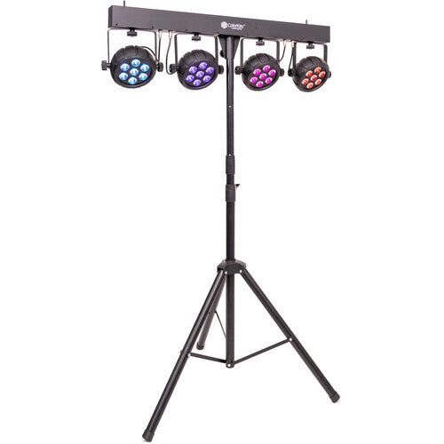 ColorKey PartyBar Mobile 500 EL Iluminación Móvil 4x70W RGBW Batería 6h Incluye Soporte y Mando