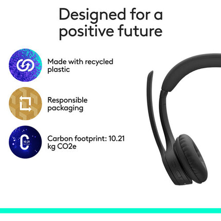 Logitech Zone 305 Auriculares Inalámbricos para Negocios Drivers 30mm 16 Horas Batería