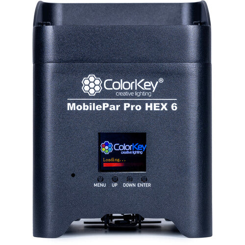 ColorKey MobilePar Pro Hex 6 Lámpara RGBUAW+UV LED inalámbrica batería 12W 25°