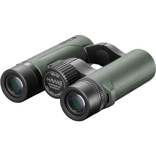 Hawke Sport Optics Prismáticos Vantage HD 10x26 Recubrimiento Multicapa Verde