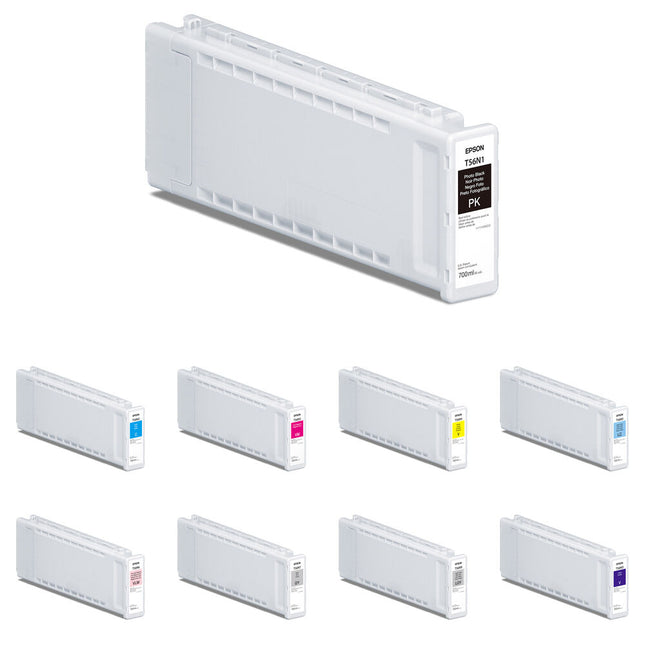 Epson T56N UltraChrome PRO10 Juego de Tintas 700mL para Impresoras de Gran Formato