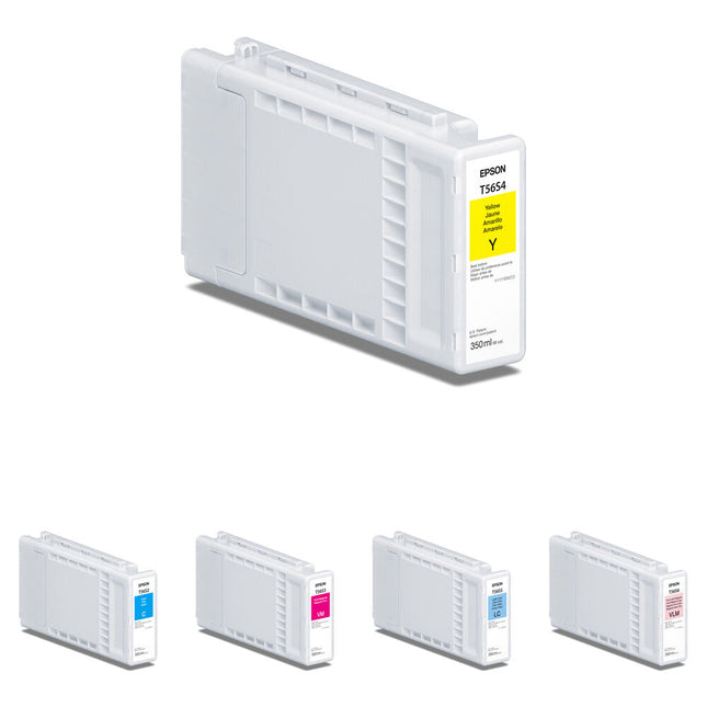Epson T56S UltraChrome PRO10 Kit Cartuchos de Tinta 350 mL para Impresoras de Gran Formato