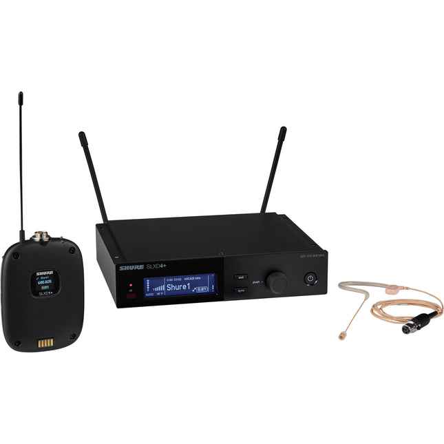 Shure SLXD14+/153T Sistema Micrófono Inalámbrico Digital Headworn MX153 8 Horas Autonomía
