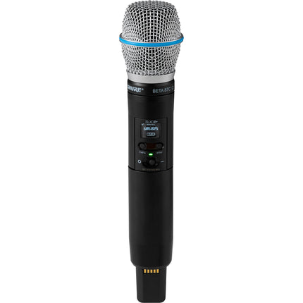 Shure SLXD2+ Transmisor Inalámbrico de Mano con Cápsula Beta 87A 8 Horas Batería
