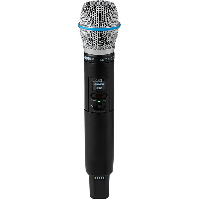 Shure SLXD2+ Transmisor Inalámbrico de Mano con Cápsula Beta 87A 8 Horas Batería