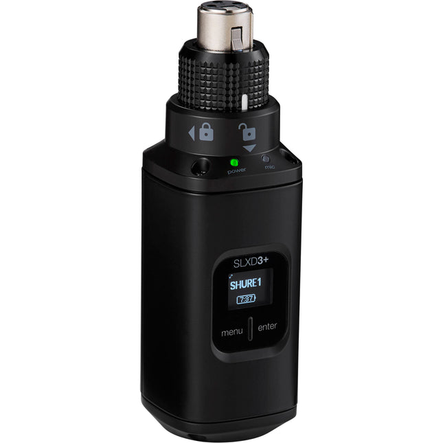 Shure SLXD3+ Transmisor Digital Inalámbrico Plug-On 8 Horas Batería
