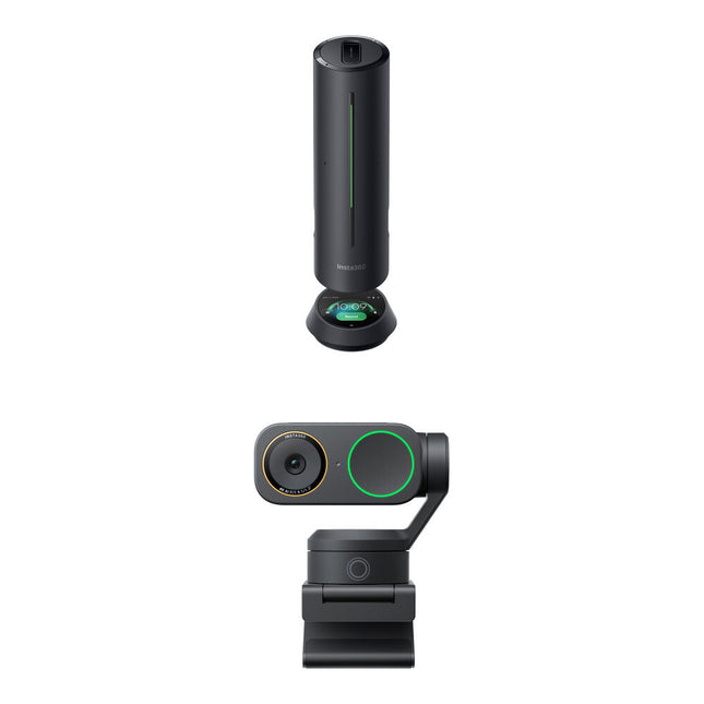 Insta360 Link 2 Pro Webcam 4K UHD 30 fps Kit Conferencia con Altavoz AI