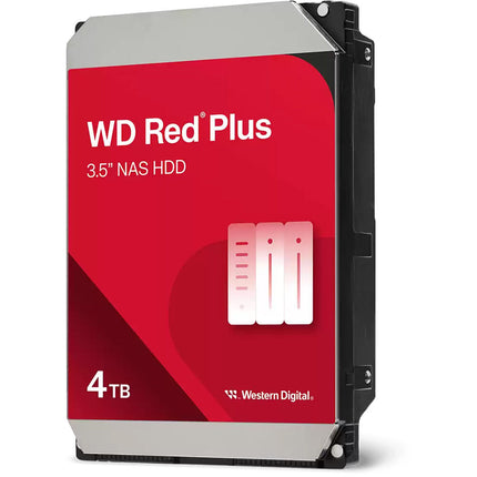 WD 4TB Red Plus Disco Duro NAS Interno 3.5" 5400 rpm SATA III 128MB Cache