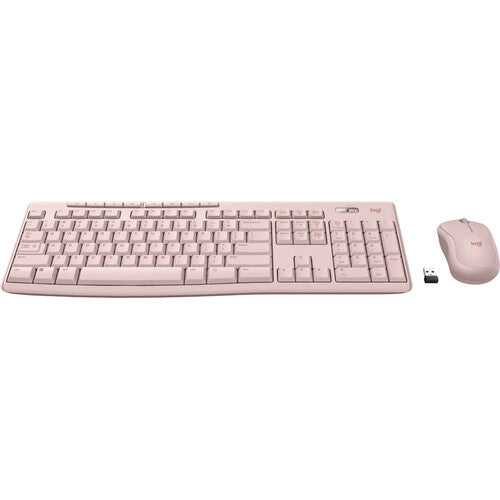 Logitech MK270 Combo Teclado y Ratón Inalámbrico 2.4 GHz Rosa