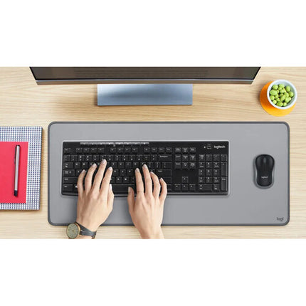 Logitech MK270 Combo Teclado y Ratón Inalámbrico 2.4 GHz Rosa