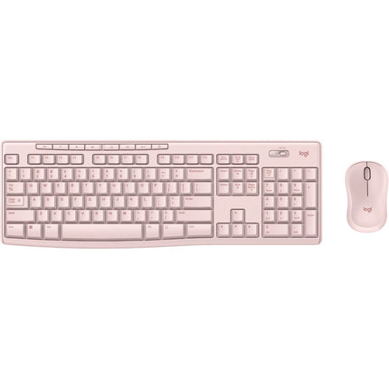 Logitech MK270 Combo Teclado y Ratón Inalámbrico 2.4 GHz Rosa