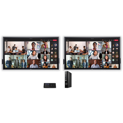 Logitech BASE Microsoft Teams Rooms con controlador táctil 10.1" y Dell OptiPlex Mini PC