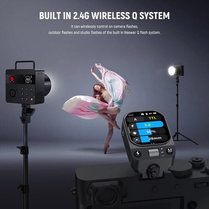 Neewer QZ-F Disparador de Flash Inalámbrico TTL para FUJIFILM 2.4 GHz Batería 1000 mAh