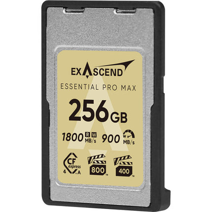 Exascend 256GB Essential Pro Max Tarjeta de Memoria CFexpress 4.0 Tipo A 1800 MB/s Lectura Escritura