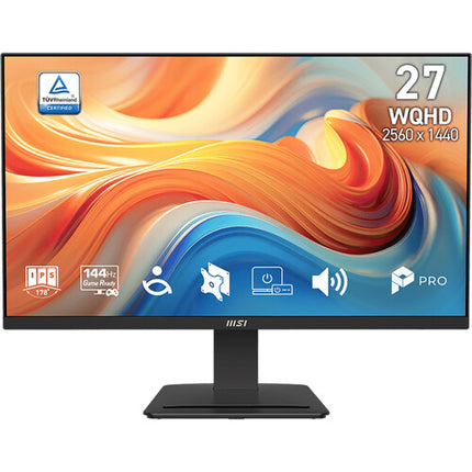 MSI PRO MP273Q E14 Monitor 27" QHD 1440p 144 Hz HDR Negro con HDMI