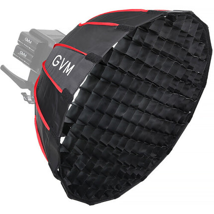 GVM Softbox Plegable 24" Parabólico con Anillo Rápido Bowens Mount
