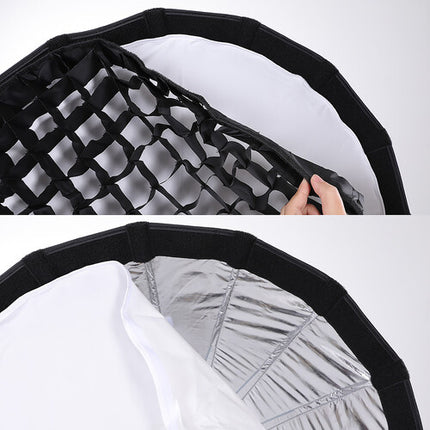 GVM Softbox Plegable 24" Parabólico con Anillo Rápido Bowens Mount