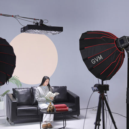 GVM Softbox Plegable 24" Parabólico con Anillo Rápido Bowens Mount