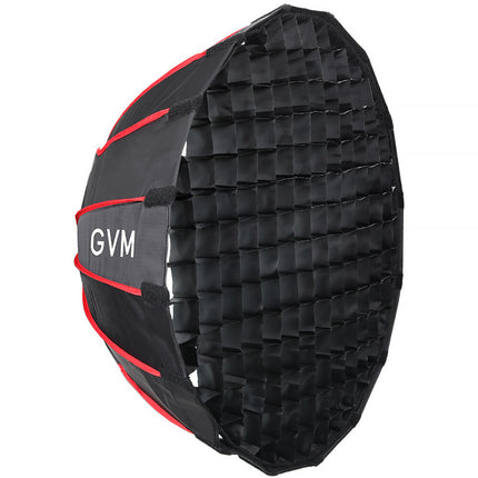 GVM Softbox Plegable 24" Parabólico con Anillo Rápido Bowens Mount