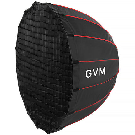 GVM Softbox Plegable 36 Pulgadas con Montura Bowens Rejilla Tela y Bolsa
