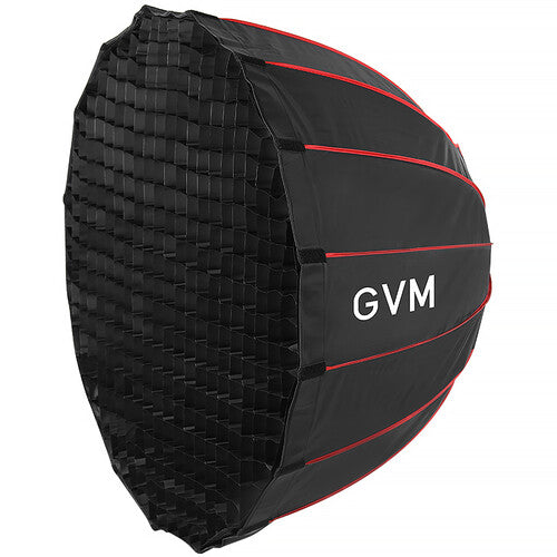 GVM Softbox Plegable 36 Pulgadas con Montura Bowens Rejilla Tela y Bolsa