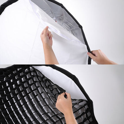 GVM Softbox Plegable 36 Pulgadas con Montura Bowens Rejilla Tela y Bolsa