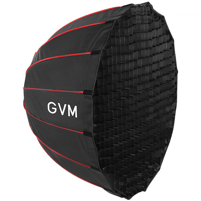 GVM Softbox Plegable 36 Pulgadas con Montura Bowens Rejilla Tela y Bolsa