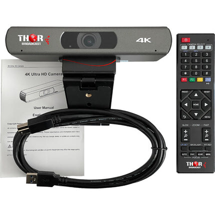 Cámara Compacta Thor Maximus4kFly-B HDMI y USB Sensor 8.51MP UHD 4K30 120° Vista