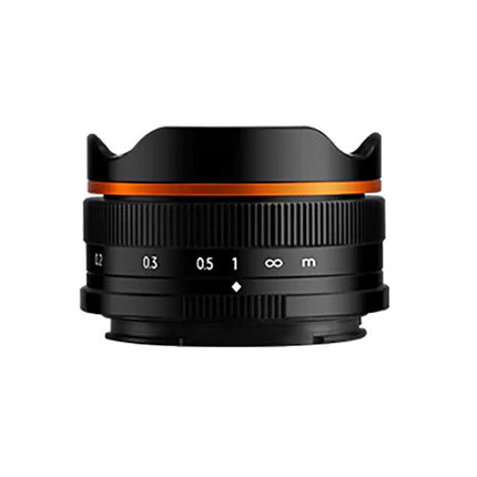 Brightin Star 10mm f5.6 Lente Ojo de Pez Micro Cuatro Tercios 172° Campo de Visión